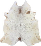 COWHIDE LARGE BROWN & WHITE SPECKLED 3.5-3.99M - 229cm  202cm