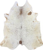 COWHIDE LARGE BROWN & WHITE SPECKLED 3.5-3.99M - 229cm  202cm