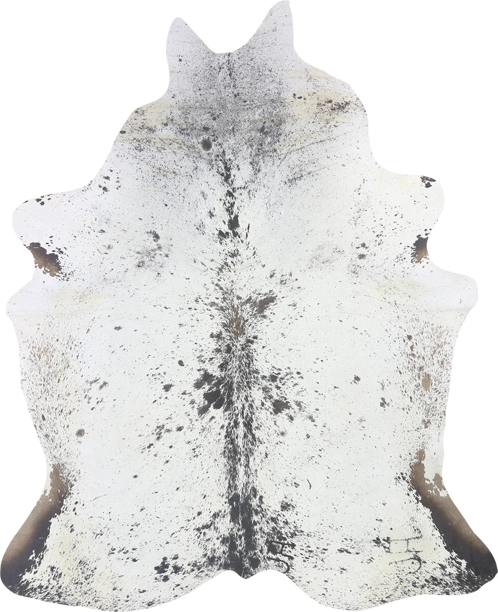 COWHIDE LARGE BROWN & WHITE SPECKLED 3.5-3.99M - 246cm  200cm