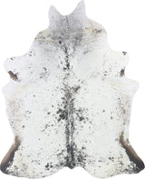 COWHIDE LARGE BROWN & WHITE SPECKLED 3.5-3.99M - 246cm  200cm