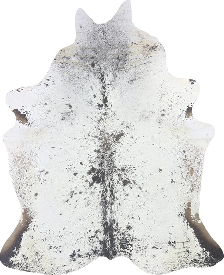 COWHIDE LARGE BROWN & WHITE SPECKLED 3.5-3.99M - 246cm  200cm