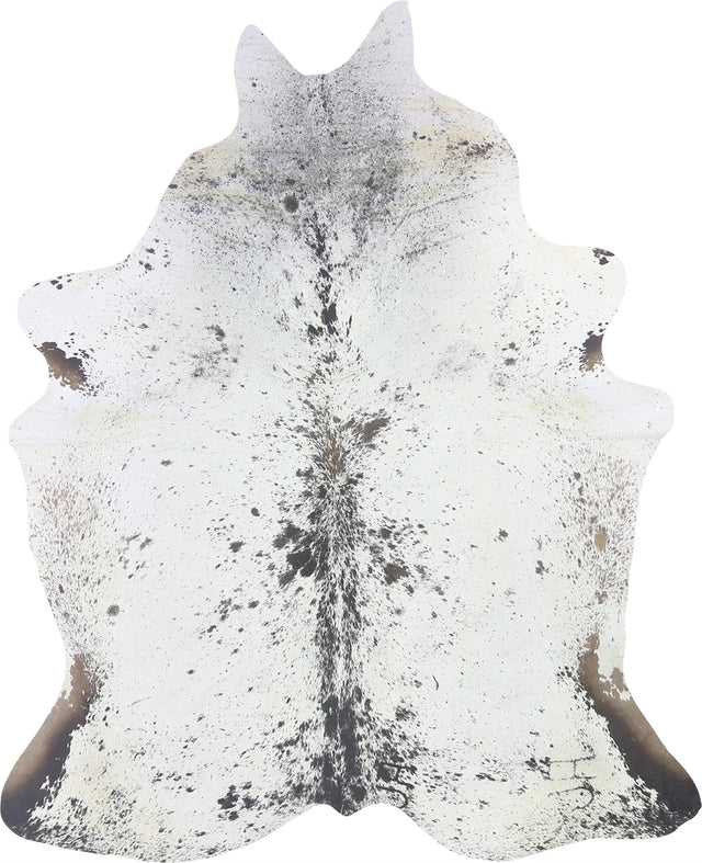 COWHIDE LARGE BROWN & WHITE SPECKLED 3.5-3.99M - 246cm  200cm