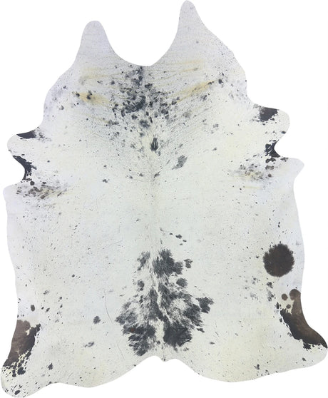 COWHIDE LARGE BROWN & WHITE SPECKLED 3.5-3.99M - 229cm  195cm