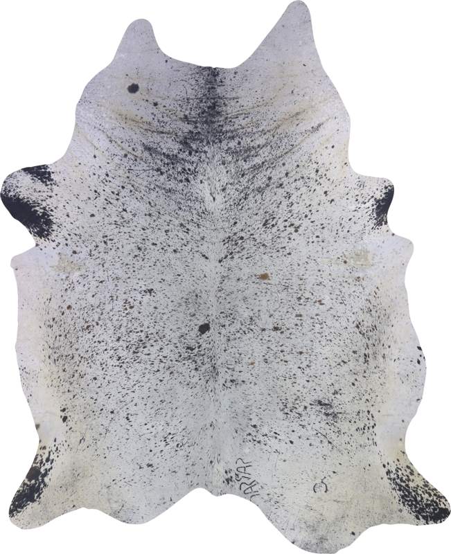 COWHIDE XL BROWN & WHITE SPECKLED 4-4.4M (265cm × 215cm)