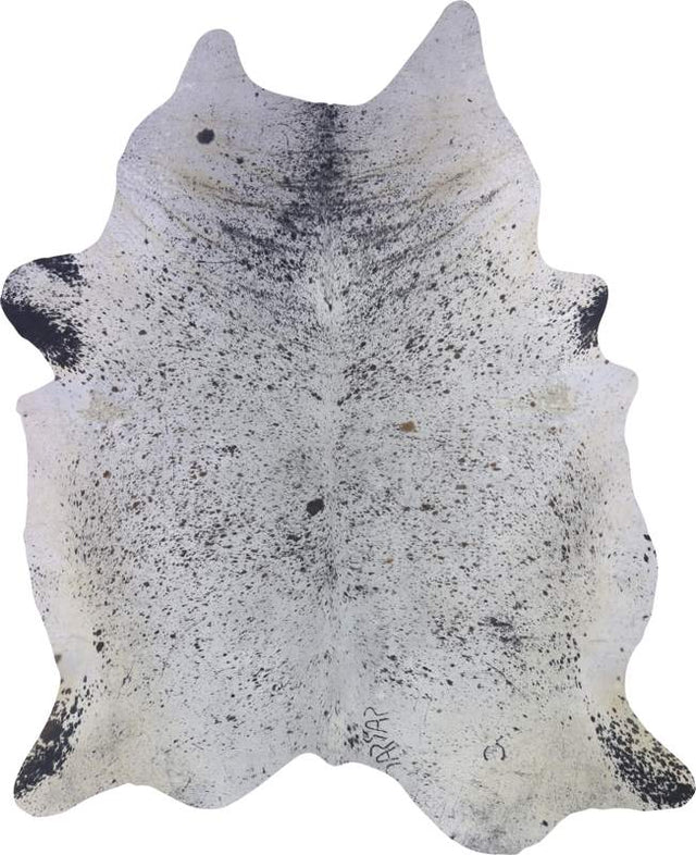 COWHIDE XL BROWN & WHITE SPECKLED 4-4.4M (265cm × 215cm)