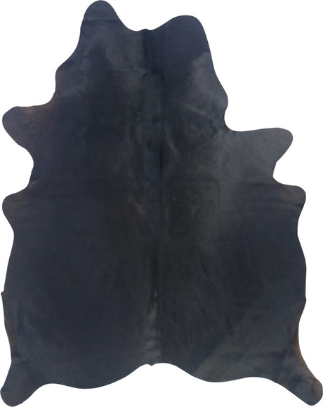 COWHIDE MEDIUM NATURAL BLACK 2.5-3.4M (199cm × 175cm)