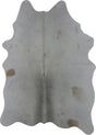 COWHIDE XS BEIGE GREY 1-1.9M (173cm × 129cm)
