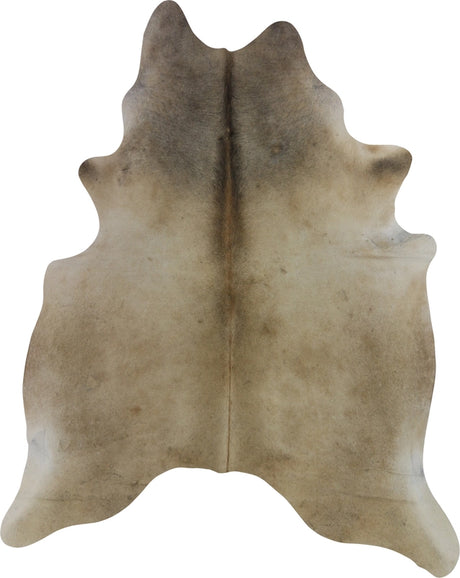 COWHIDE MEDIUM BEIGE GREY 2.5-3.4M - 204cm  177cm