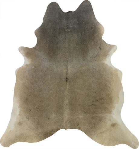 COWHIDE MEDIUM BEIGE GREY 2.5-3.4M - 215cm  207cm