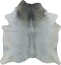 COWHIDE MEDIUM BEIGE GREY 2.5-3.4M - 197cm  197cm