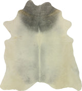COWHIDE LARGE BEIGE GREY 3.5-3.9M - 217cm  203cm