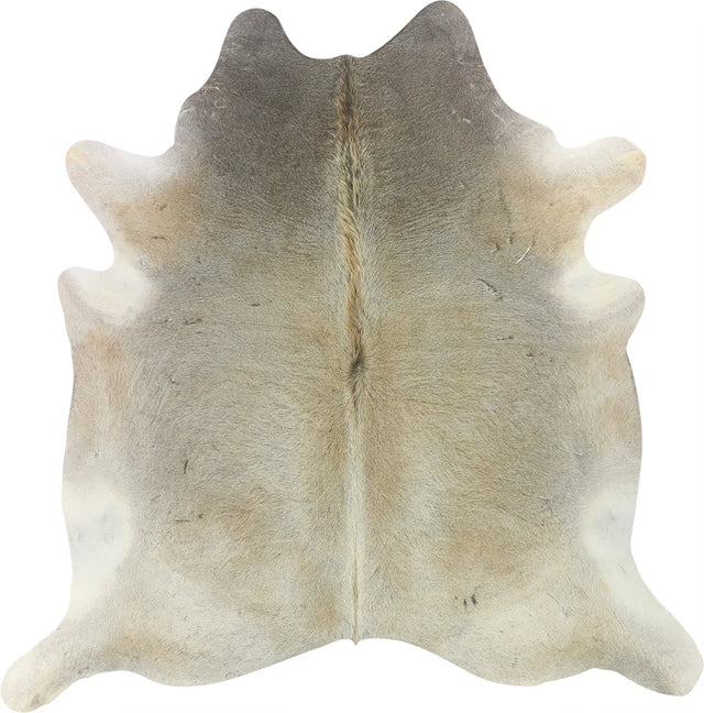 COWHIDE LARGE BEIGE GREY 3.5-3.9M - 214cm  223cm
