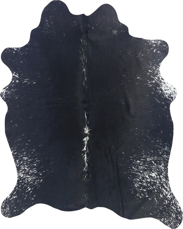 COWHIDE MEDIUM BLACK & WHITE 2.5-3.4M (183cm × 153cm)