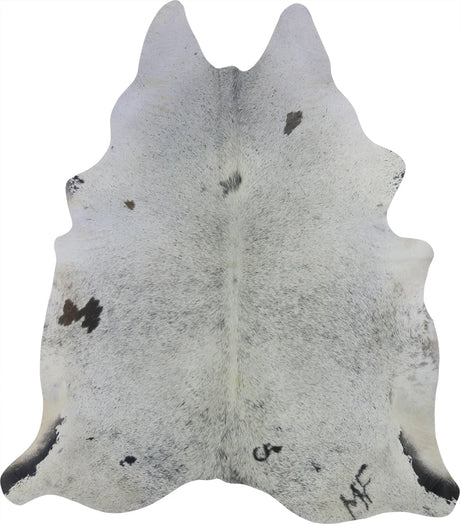 COWHIDE LARGE BLACK & WHITE SPECKLED 3.5-3.9M - 230cm  210cm