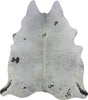 COWHIDE LARGE BLACK & WHITE SPECKLED 3.5-3.9M - 230cm  210cm