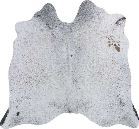 COWHIDE SMALL BROWN & WHITE SPECKLED 2-2.4M (155cm × 168cm)