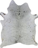 COWHIDE MEDIUM BROWN & WHITE SPECKLED 2.5-3.4M - 190cm  170cm