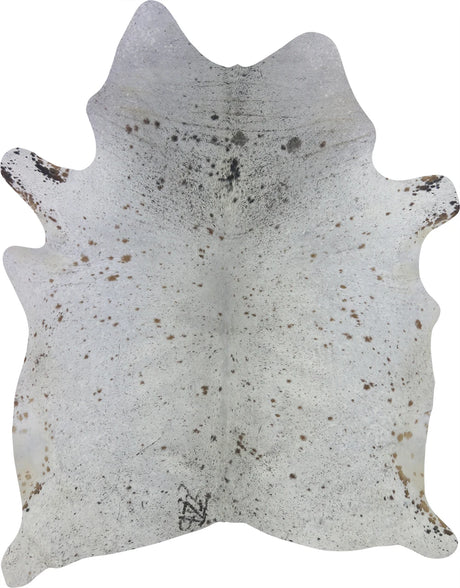 COWHIDE MEDIUM BROWN & WHITE SPECKLED 2.5-3.4M - 190cm  170cm