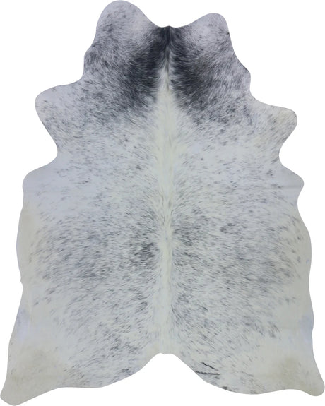COWHIDE MEDIUM BLACK & WHITE SPECKLED 2.5-3.4M - 190cm  161cm