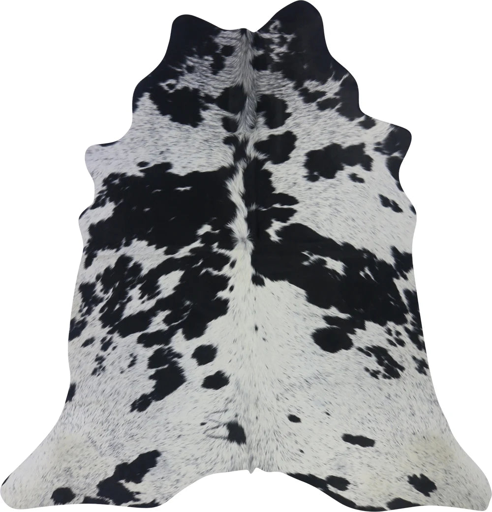 COWHIDE MEDIUM BLACK & WHITE SPECKLED 2.5-3.4M - 198cm  192cm