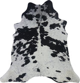 COWHIDE MEDIUM BLACK & WHITE SPECKLED 2.5-3.4M - 198cm  192cm