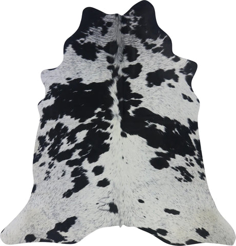 COWHIDE MEDIUM BLACK & WHITE SPECKLED 2.5-3.4M - 198cm  192cm