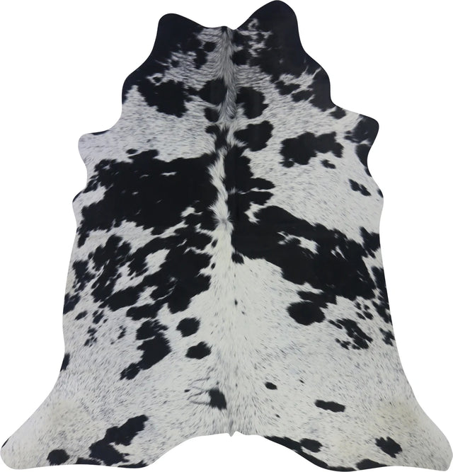 COWHIDE MEDIUM BLACK & WHITE SPECKLED 2.5-3.4M - 198cm  192cm