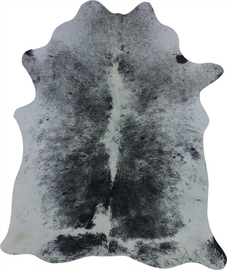 COWHIDE MEDIUM BLACK & WHITE SPECKLED 2.5-3.4M - 199cm  169cm