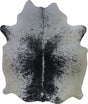 COWHIDE MEDIUM BLACK & WHITE SPECKLED 2.5-3.4M - 200cm  160cm
