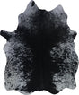 COWHIDE MEDIUM BLACK & WHITE SPECKLED 2.5-3.4M - 189cm  153cm