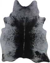 COWHIDE MEDIUM BLACK & WHITE SPECKLED 2.5-3.4M - 213cm  166cm