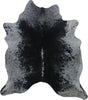 COWHIDE MEDIUM BLACK & WHITE SPECKLED 2.5-3.4M - 195cm  186cm