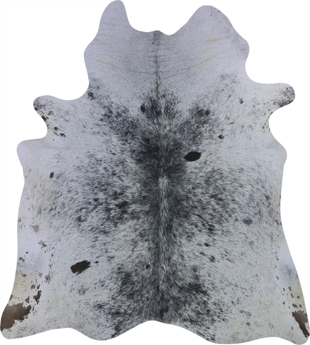 COWHIDE MEDIUM BROWN & WHITE SPECKLED 2.5-3.4M - 199cm  185cm