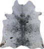 COWHIDE MEDIUM BROWN & WHITE SPECKLED 2.5-3.4M - 199cm  185cm