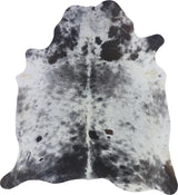 COWHIDE MEDIUM BROWN & WHITE SPECKLED 2.5-3.4M - 198cm  184cm