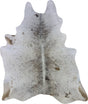 COWHIDE MEDIUM BROWN & WHITE SPECKLED 2.5-3.4M - 220cm  184cm