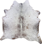 COWHIDE MEDIUM BROWN & WHITE SPECKLED 2.5-3.4M - 187cm  190cm