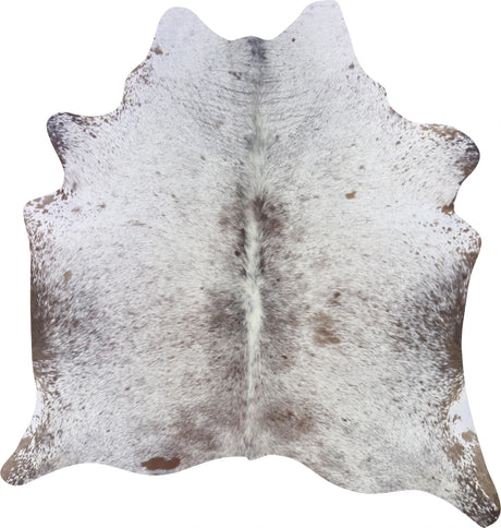 COWHIDE MEDIUM BROWN & WHITE SPECKLED 2.5-3.4M - 187cm  190cm