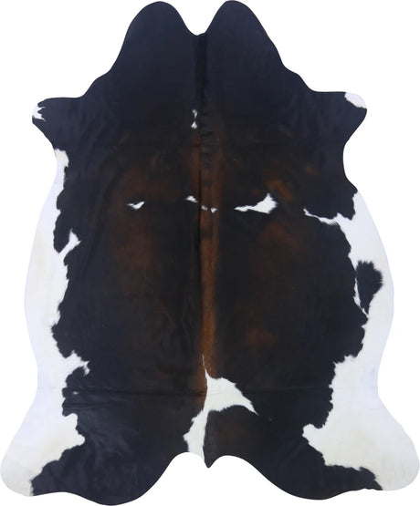COWHIDE MEDIUM BLACK/BROWN & WHITE REDDISH 2.5-3.4M - 231cm  190cm