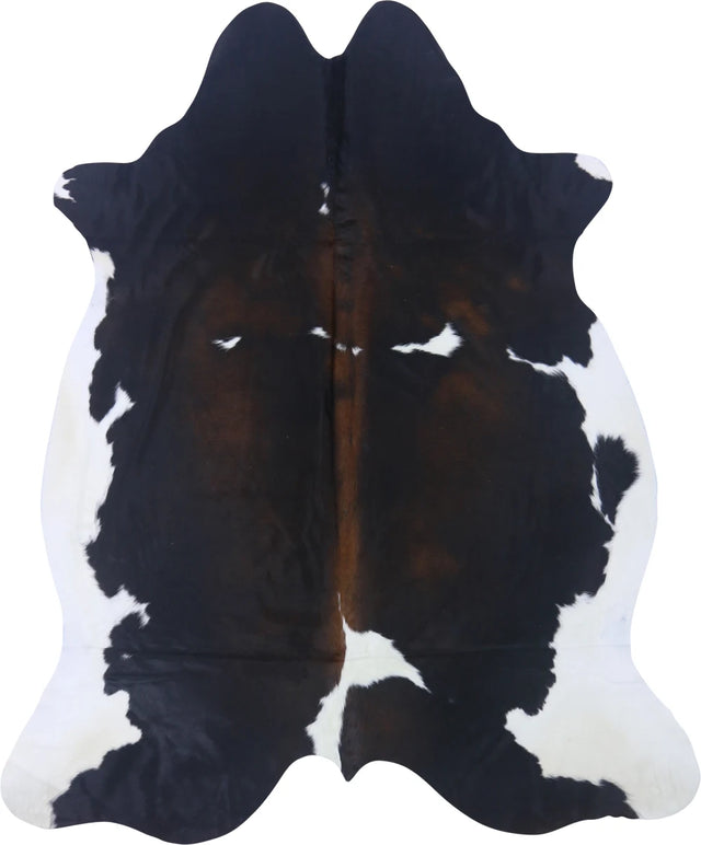 COWHIDE MEDIUM BLACK/BROWN & WHITE REDDISH 2.5-3.4M - 231cm  190cm