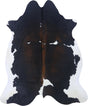 COWHIDE MEDIUM BLACK/BROWN & WHITE REDDISH 2.5-3.4M - 231cm  190cm