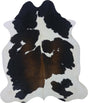COWHIDE MEDIUM BLACK/BROWN & WHITE REDDISH 2.5-3.4M - 214cm  184cm