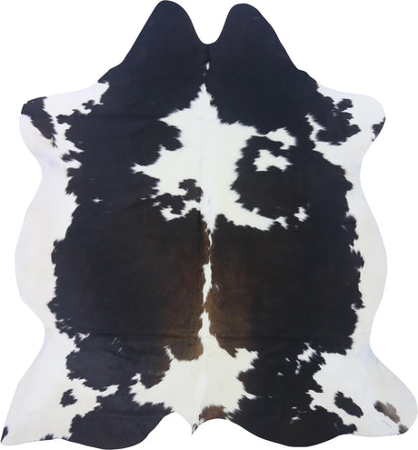 COWHIDE MEDIUM BLACK/BROWN & WHITE REDDISH 2.5-3.4M - 210cm  197cm