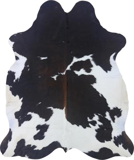 COWHIDE MEDIUM BLACK/BROWN & WHITE REDDISH 2.5-3.4M - 209cm  173cm