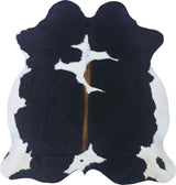 COWHIDE MEDIUM BLACK/BROWN & WHITE REDDISH 2.5-3.4M - 198cm  189cm