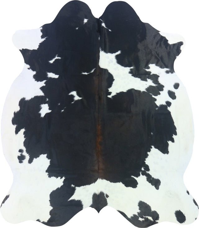 COWHIDE XXL BLACK/BROWN & WHITE REDDISH 4.5-4.9M (245cm × 214cm)