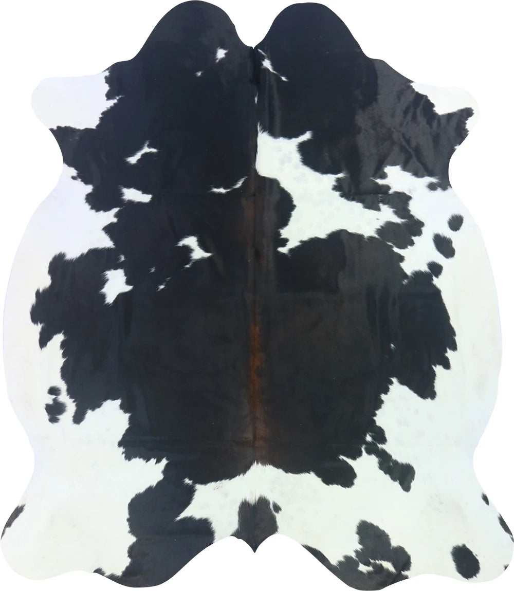 COWHIDE XXL BLACK/BROWN & WHITE REDDISH 4.5-4.9M - 245cm  214cm