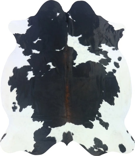COWHIDE XXL BLACK/BROWN & WHITE REDDISH 4.5-4.9M - 245cm  214cm