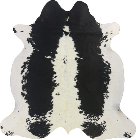 COWHIDE MEDIUM BLACK & WHITE 2.5-3.4M (202cm × 196cm)