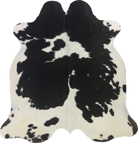 COWHIDE MEDIUM BLACK & WHITE 2.5-3.4M (198cm × 190cm)